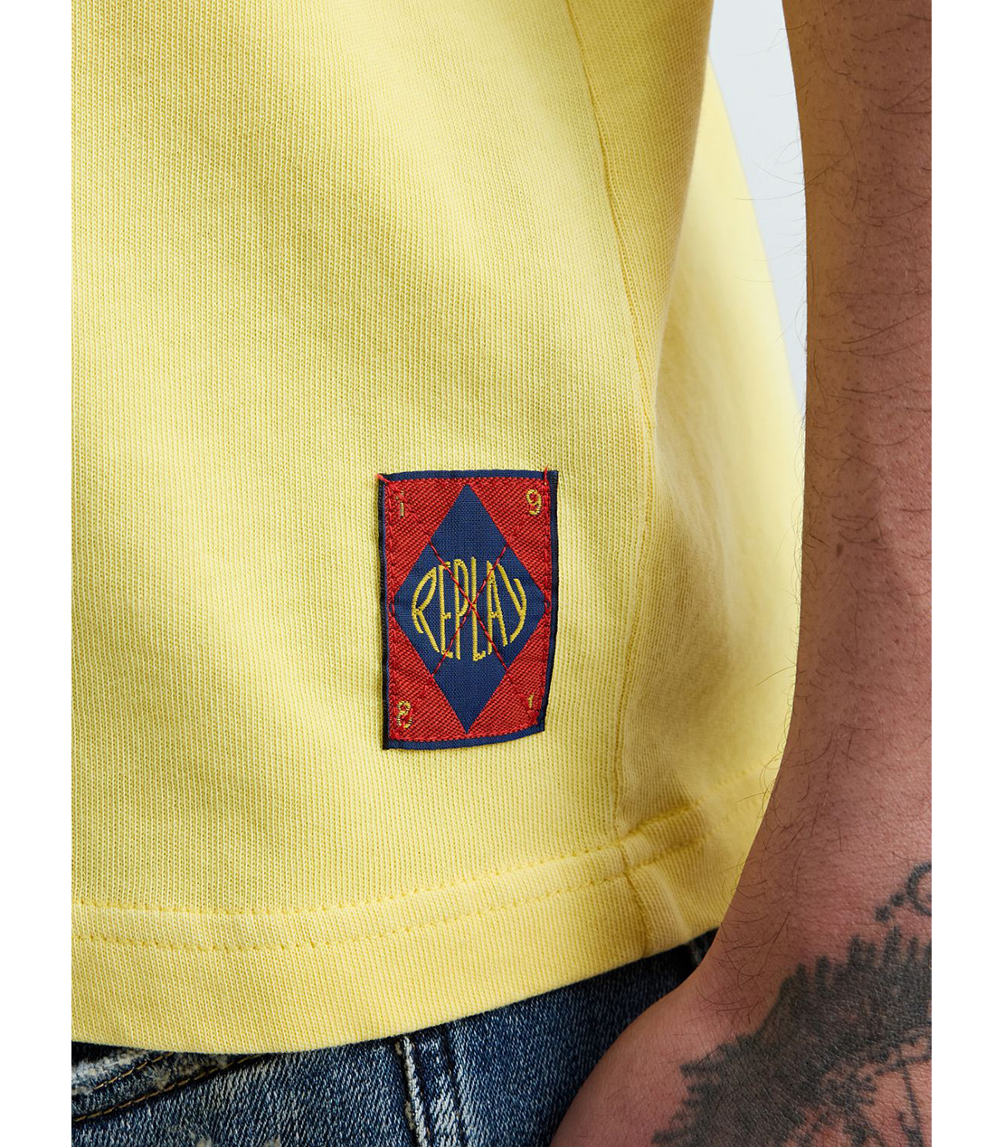 ヘビーコットンジャージーROCK HILL Tシャツ 詳細画像 レモンイエロー 7